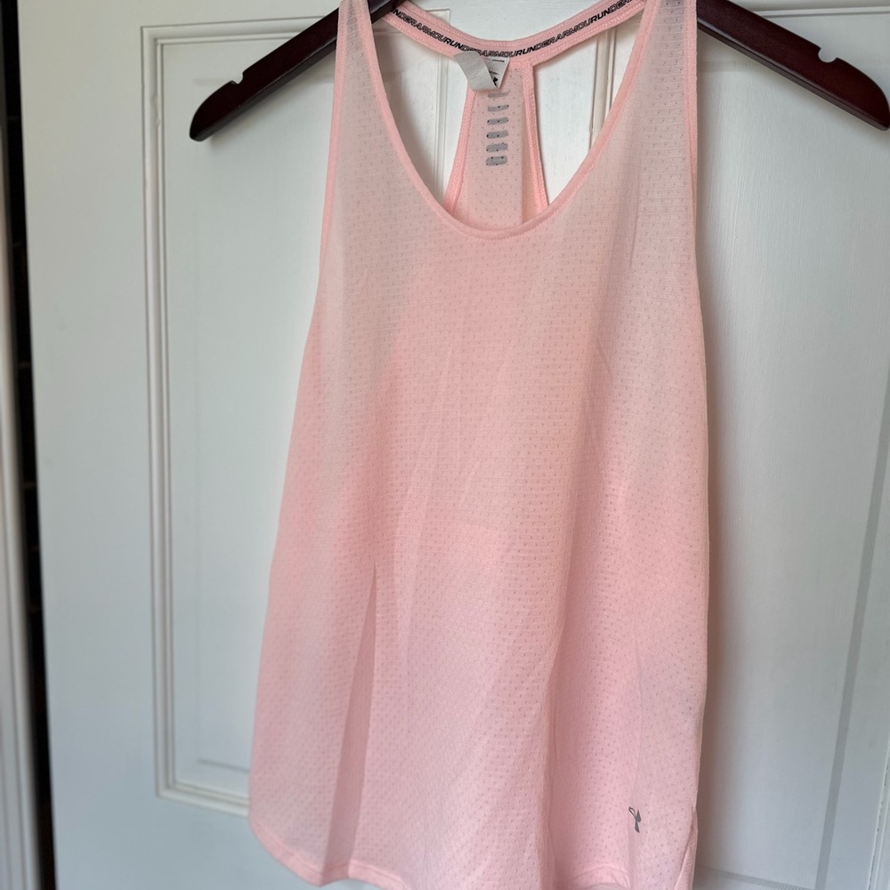 Under Armour Heat Gear Light Pink Women's Tank Top